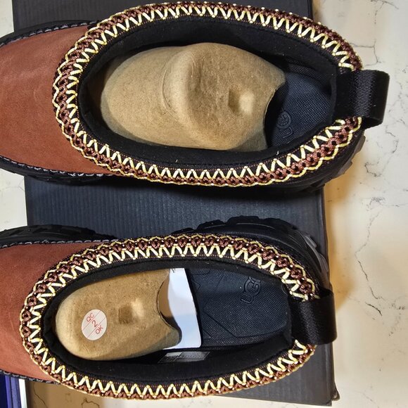 UGG Venture Daze Red Jasper / Black Slipper Shoes 1154530 MENS 10 NEW - Picture 4 of 13